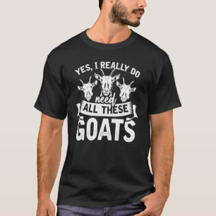 Farm Animal Farmer Goat Farming Goat T-Shirt