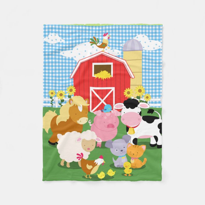 farm animal blanket