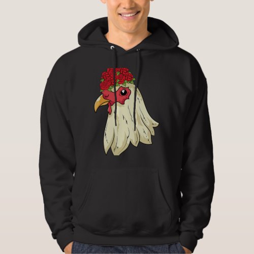 Farm Animal Lover Farmer Animal Flower Blossom Ros Hoodie