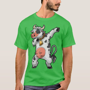 Farm Animal Lover Farmer Funny Dabbing Cow T-Shirt