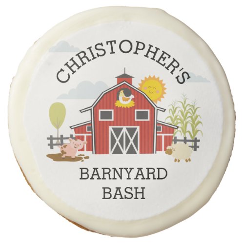 Farm Animal Old Macdonald Barnyard Cookie