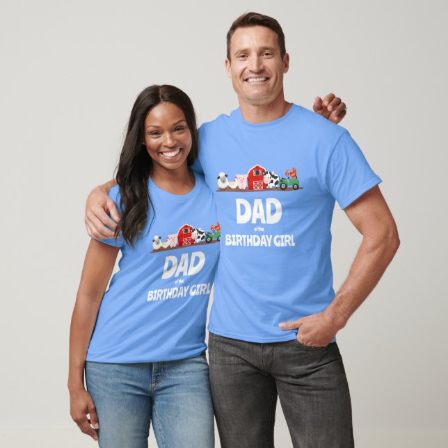 Farm Animal Party Parent of Birthday Kid T-Shirt (Unisex)