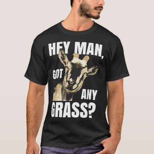 Farm Animal Pun Pets Meme Funny Goat T_Shirt