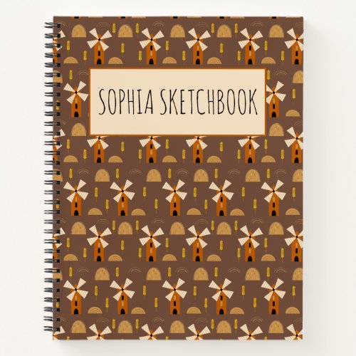 Farm animal Seamless Pattern  Notebook