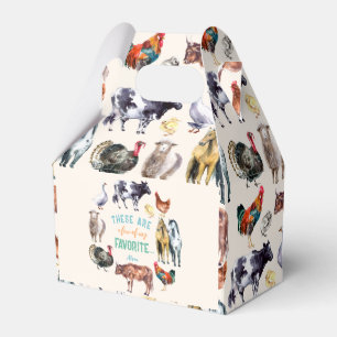 Farm animal These are a few of my watercolor Ivory Favor Boxes