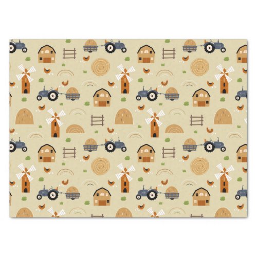 Farm animal tissue paper