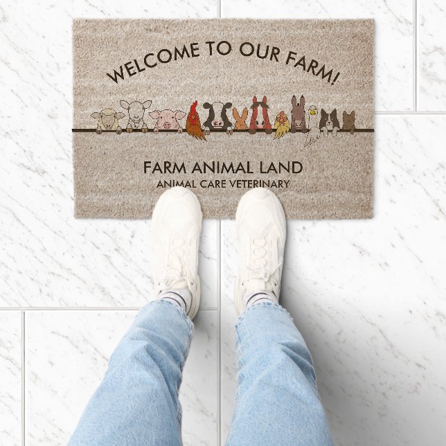 Farm Animal Veterinary Animal Fiber Doormat (Insitu)