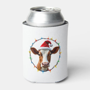 Farm Animal Xmas Pajamas Costume Farmer Christmas  Can Cooler