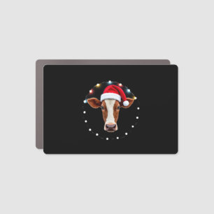 Farm Animal Xmas Pajamas Costume Farmer Christmas Car Magnet