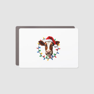 Farm Animal Xmas Pajamas Costume Farmer Christmas  Car Magnet