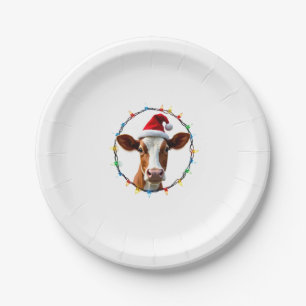 Farm Animal Xmas Pajamas Costume Farmer Christmas  Paper Plates