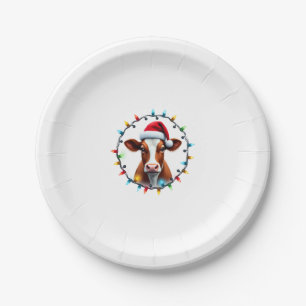Farm Animal Xmas Pajamas Costume Farmer Christmas  Paper Plates