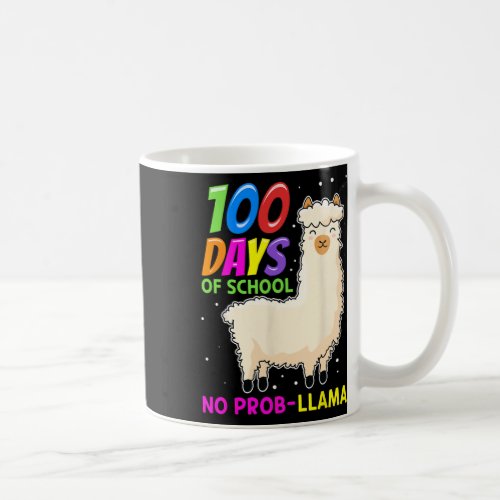 Farm Animals _ 100 Days Of School No Prob_llama  Coffee Mug