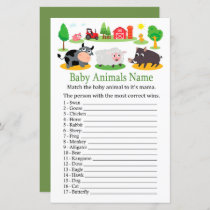 Farm animals Baby Animals Name Game
