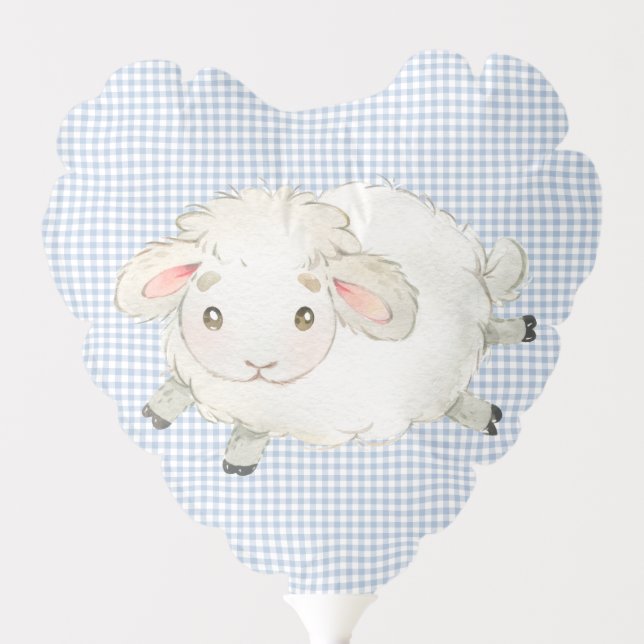 Farm Animals Baby Shower Balloon (Front)