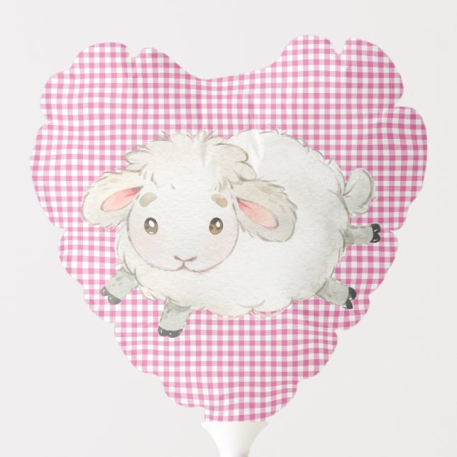 Farm Animals Baby Shower Balloon (Front)