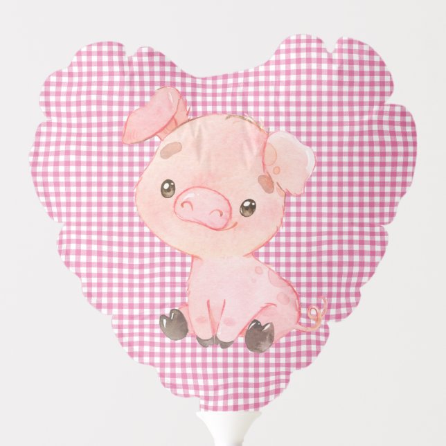 Farm Animals Baby Shower Balloon (Front)