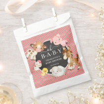 Farm Animals Baby Shower Favor Bag