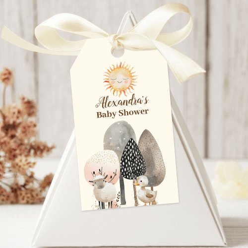 Farm Animals Baby Shower Gift Tags