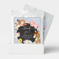 Farm Animals Baby Shower Lemonade Drink Mix
