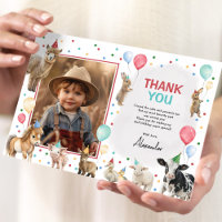 Farm Animals Balloon Confetti Boy Birthday Party