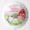 Farm Animals Balloon (Pink for Girl) Personalized