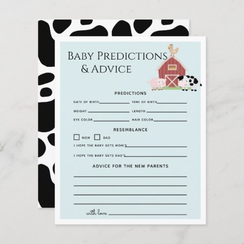 Farm Animals Barnyard Bl Baby Predictions  Advice