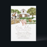 Farm Animals Barnyard Watercolor Kids Birthday Invitation<br><div class="desc">This cute "oink, moo, cock-a-doodle do" gender-neutral kid's birthday party invitation features a pig, chickens(a rooster, hen, and chick), and cow/calf with a white barn in watercolor. The reverse side features a white background with beige/tan gingham/buffalo check/plaid patterns. Personalize for your needs. You can find matching products at my store....</div>