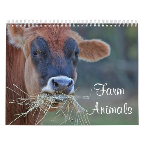 Farm Animals Calendar