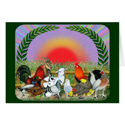 Farm Animals Cards (Front Horizontal)