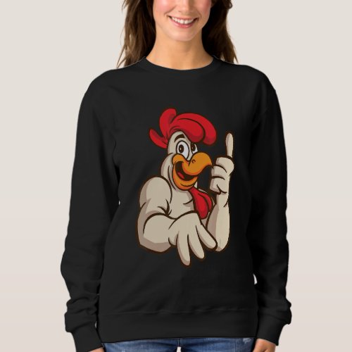 Farm Animals Chickens Sweatshirt