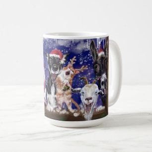 Farm Animals Christmas Coffee Mug
