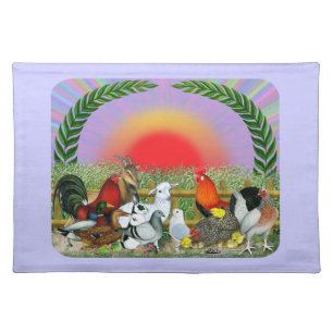 Farm Animals Cloth Placemat