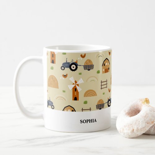 Farm animals coffee mug