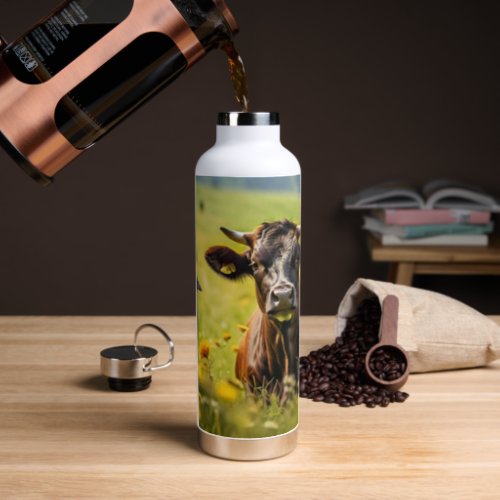 Farm Animals Cow Lover Water Bottle