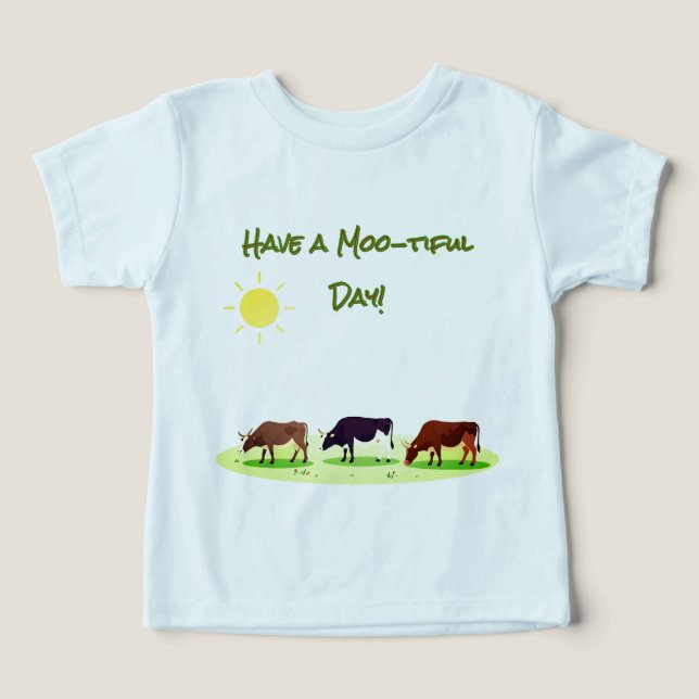 Farm Animals Cow T-Shirt Toddler T-shirt (Design Front)