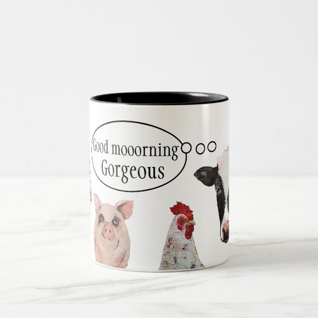 Farm Animals customize mug (Center)