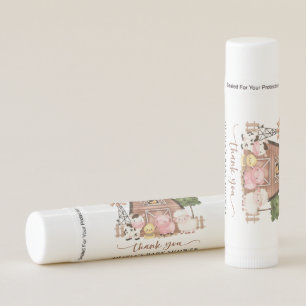 Farm Animals, Cute Animals, Barn, Baby Shower Lip Balm