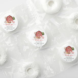 Farm Animals, Cute Animals, Barn, First Birthday Life Saver® Mints