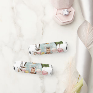 Farm Animals, Cute Animals, Blue Barn, Baby Shower Breath Savers® Mints