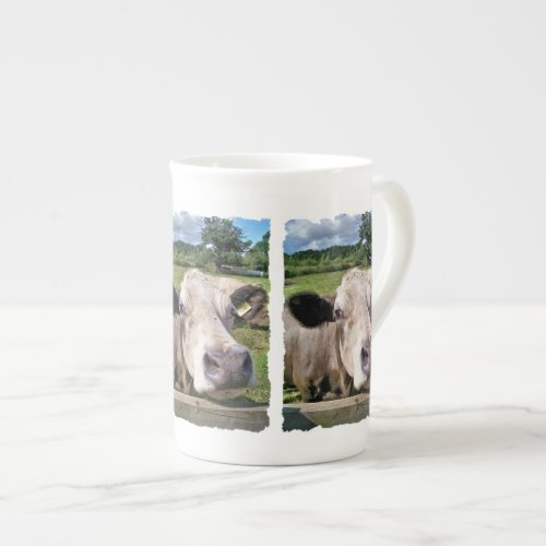 FARM ANIMALSCUTE COW BONE CHINA MUG