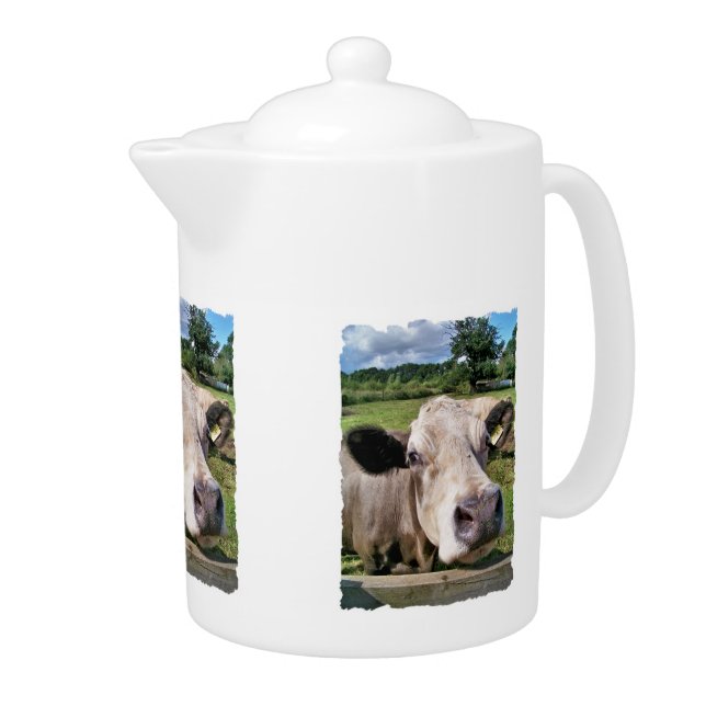 FARM ANIMALS, CUTE COW TEAPOT (Right)