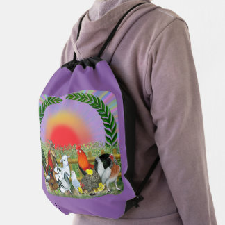 Farm Animals Drawstring Bag