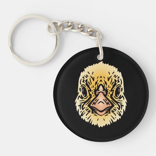 Farm Animals Friends Baby Chick Keychain (Front)