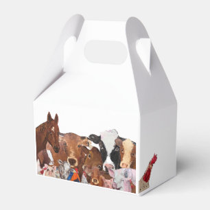 Farm Animals Party favor Favor Boxes