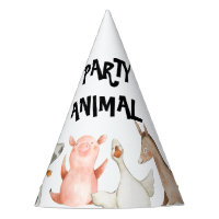 Farm Animals Party Hats