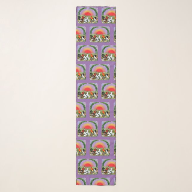 Farm Animals Scarf (Front)