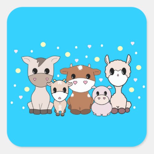 Farm Animals Stickers