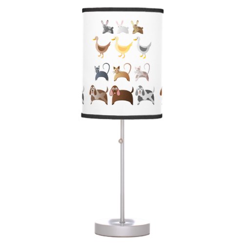 Farm Animals Table Lamp