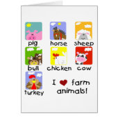 Farm Animals Tshirts and Gifts (Front)